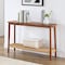 Alaterre Furniture Calais Console Table, Warm Chestnut ANCA1070 - alternate 9